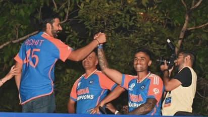 ரோகித், ஷிவம் துபே, யஷஸ்வி மற்றும் சூர்யகுமார் யாதவ்விற்கு ரூ.11 கோடி அறிவித்த மகாராஷ்டிரா முதல்வர்!