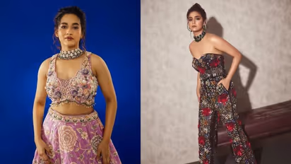 கீர்த்தியுடன் கிளாமர் போட்டியில் குதித்த காவ்யா! ஹாட் லுக்கில் கண் குளிர வைக்கும் குட்டி தேவதை!