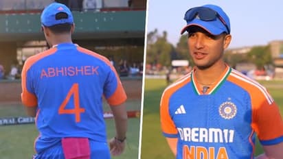 IND vs ZIM 2nd T20I: Centurion Abhishek Sharma reveals batting with Shubman Gill bat in pressure game (WATCH)