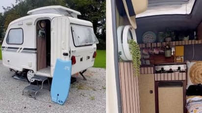 വെറും 3.20 ലക്ഷം രൂപയുടെ കാരവൻ വീട്, പുറത്തെ ലുക്ക് കണ്ട് മുഖം ചുളിക്കണ്ട, അകത്തെ കാഴ്ച വേറെ ലെവൽ