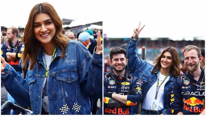 Kriti Sanon Makes History as the First Female Bollywood Star at F1 in Silverstone
