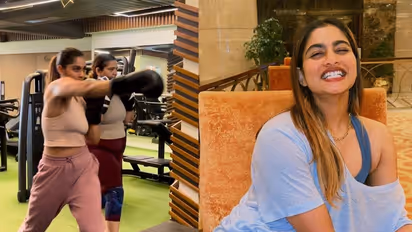 Shivani Narayana :பாக்ஸிங்கில் மிரட்டும் ஷிவானி! தலைகீழாக இருக்காங்க, ஆனா அழகா இருக்கு உருகும் ரசிகர்கள்!