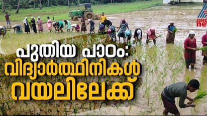 മഴ നനഞ്ഞ് മണ്ണറിഞ്ഞ് പുതിയൊരു പാഠം, കൃഷി ചെയ്യാന് കൃഷ്ണ മേനോൻ കോളേജിലെ വിദ്യാർത്ഥിനികൾ