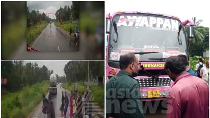 സീബ്രാ ലൈനിലൂടെ റോഡ് മുറിച്ച് കടന്ന വിദ്യാർത്ഥികളെ ബസ് ഇടിച്ചു, ശേഷം ഇറങ്ങിയോടി; ഡ്രൈവർ അറസ്റ്റിൽ