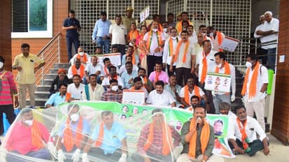 ರಾಜ್ಯದಲ್ಲಿ ‘ಡೆಂಘೀ ಹರಡಿದ ಢೋಂಗಿ ಸರ್ಕಾರ’: ಬಿಜೆಪಿ ಕಾರ್ಯಕರ್ತರಿಂದ ಪ್ರತಿಭಟನೆ