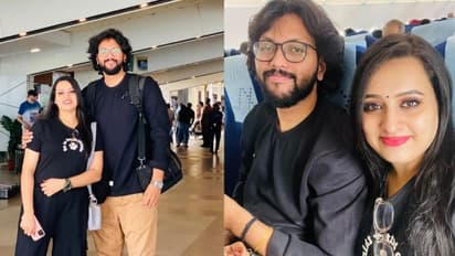 'ഞങ്ങള്‍ ഒരുമിച്ചുള്ള യാത്ര തുടങ്ങുന്നു', ഹണിമൂൺ ആഘോഷം പങ്കിട്ട് നടി ഐശ്വര്യ രാജീവ്‌