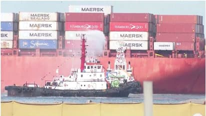 കാത്തിരിപ്പുകൾക്ക് വിരാമം, വിഴിഞ്ഞത്ത് ആദ്യ കപ്പൽ, സാൻ ഫെർണാണ്ടോയ്ക്ക് വാട്ടർ സല്യൂട്ട് നൽകി സ്വീകരണം