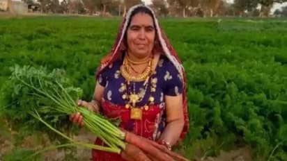 Indian farmer Santosh Devi honored with President's award for carrot farming