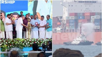 'New chapter of development...' Kerala CM Pinarayi Vijayan welcomes first cargo ship at Vizhinjam port 