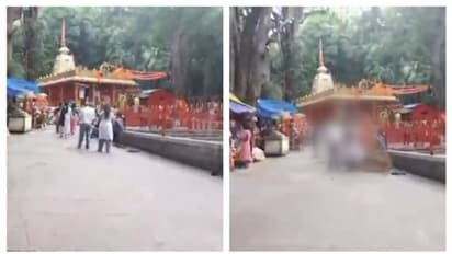 തിരുപ്പതിയിൽ ദർശനത്തിയ സ്ത്രീയുടെ തലയിൽ മരക്കൊമ്പ് ഒടിഞ്ഞ് വീണ് പരിക്ക്; ദൃശ്യങ്ങൾ പുറത്ത്