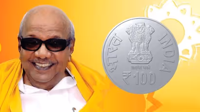 കെ കരുണാനിധിക്ക് ആദരം: ജന്മശതാബ്‌ദി വര്‍ഷത്തിൽ 100 രൂപാ നാണയം ഇറക്കി കേന്ദ്രം