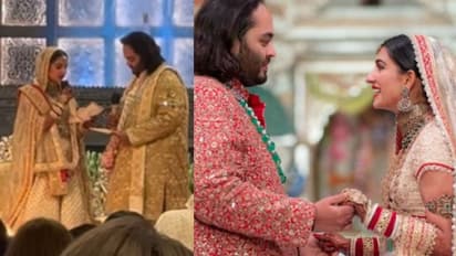 WATCH: Anant Ambani-Radhika Merchant exchange wedding vows, promise to build home of dreams