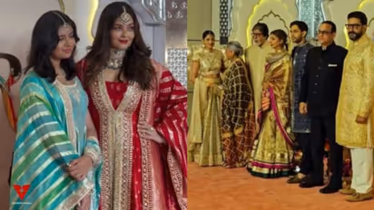 ബച്ചൻ കുടുംബവുമായി പിണക്കം, അഭിഷേകിനൊപ്പം ഫോട്ടോയെടുക്കാതെ നടി ഐശ്വര്യ റായ്, അംബാനി വിവാഹത്തിലും ഭിന്നത