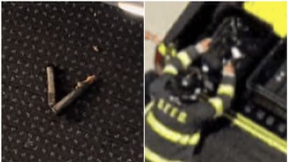 വിമാനത്തിൽ കത്തിയ കേബിളുകളുടെ മണം, ബാഗിനുള്ളിൽ പുക; ലാപ്ടോപ് വെള്ളത്തിലേക്ക് ഇട്ടു, യാത്രക്കാരെ ഒഴിപ്പിച്ചു