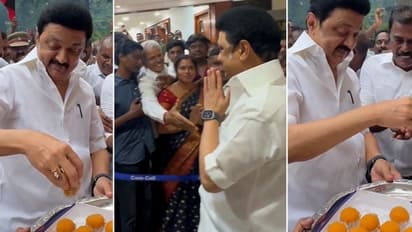 Vikravandi Bypoll Result 2024: DMK's Anniyur Siva secures victory, MK Stalin distributes sweets (WATCH)