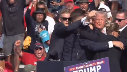 Former US President Donald Trump ‘shot’ in ear, rushed to hospital by secret service (WATCH)