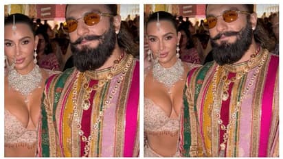 Anant Ambani, Radhika Merchant Wedding: Ranveer Singh poses with Kim Kardashian; photo goes VIRAL [PICTURE]
