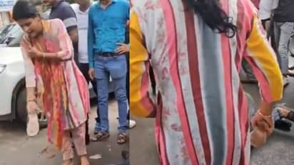 അശ്ലീല കമന്റ്, കോടതിപരിസരത്തുവച്ച് യുവാവിനെ ചെരിപ്പൂരി തല്ലിയും കഴുത്തിൽ ചവിട്ടിയും യുവതി