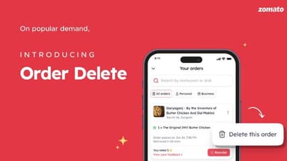 'Wife checks order history': Zomato introduces 'Delete Order' option in response to customer demand from 2023