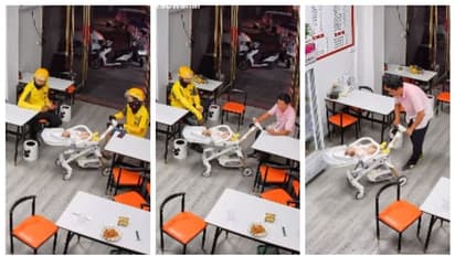 'നമുക്ക് ആവശ്യമുള്ള ലോകം'; റെസ്റ്റോറന്റ് ഉടമയുടെ കുട്ടിയെ പരിചരിക്കുന്ന ഡെലിവറി ഏജന്റിന്റെ വീഡിയോ വൈറൽ