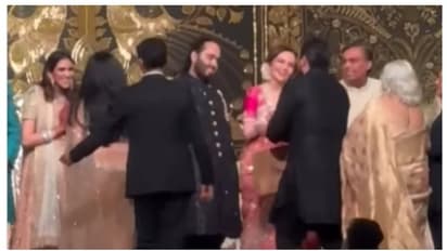 ಮದುವೆ ಬಳಿಕ 10 ಸಾವಿರ ಅತಿಥಿಗಳನ್ನು ಗಂಟೆಗಟ್ಟಲೆ ನಿಂತೇ ಗೌರವಿಸಿದ ಅಂಬಾನಿ ಕುಟುಂಬ!