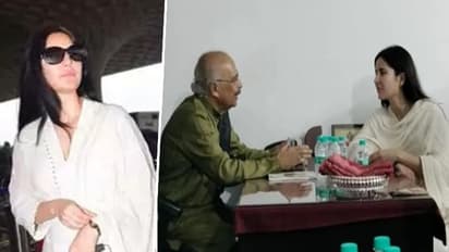 Katrina Kaif in Mangalore: Actress visits Swamy Koragajja Aadisthala; pic goes viral