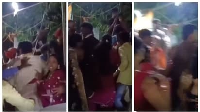 സദ്യയ്ക്ക് മീൻകറിയില്ല; യുപിയിൽ വധുവിനെയും കുടുംബത്തെയും വളഞ്ഞിട്ട് തല്ലുന്ന വരനും കുടുംബവും, വീഡിയോ വൈറൽ