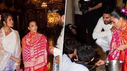 Kim Kardashian and Khloe Kardashian perform seva, serve food at ISKCON Temple in Mumbai; photos go viral