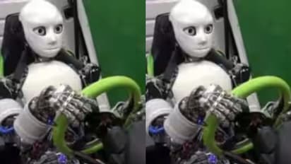 മനുഷ്യനെ പോലെ ശരീരം, കൈകാലുകളും വിരലുകളും നാഡികളും; സാധാരണ കാര്‍ ഡ്രൈവ് ചെയ്യാനും റോബോട്ട്