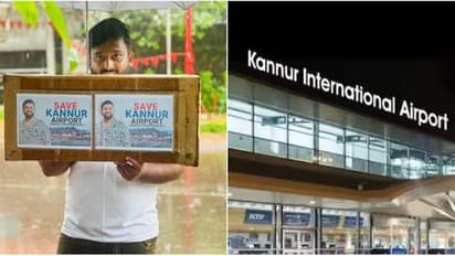 കണ്ണൂർ വിമാനത്താവളത്തോടുള്ള അവഗണനയിൽ പ്രതിഷേധിച്ച് വേറിട്ട പ്രതിഷേധവുമായി യുവാവ്