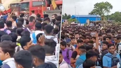 Mumbai: Massive turnout at Air India interviews in Kalina causes stampede-like situation (WATCH)