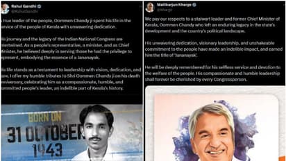 യഥാർത്ഥ ജനനേതാവ്, ഉമ്മൻ ചാണ്ടിയുടെ ജീവിതം കേരള ചരിത്രത്തിൽ മായാത്തതെന്ന് രാഹുല്ഗാന്ധി, അനുസ്മരിച്ച് ഖര്ഗെയും