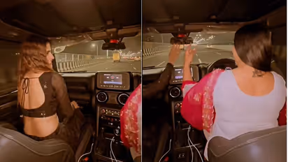 ಥಾರ್ ಕಾರಿನಲ್ಲಿ ಹೈವೇಯಲ್ಲಿ ಹೈಸ್ಪೀಡ್ ಜೊತೆಗೆ ಮಹಿಳೆಯರ ತಪಾಂಗುಚ್ಚಿ ಡ್ಯಾನ್ಸ್ ವೈರಲ್!