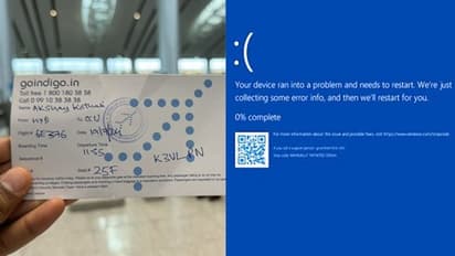 Microsoft global outage: Flyers' handwritten boarding passes set Internet abuzz, focus on return to 'basics'