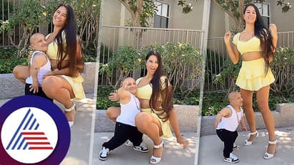 ಏಳಡಿ ಎತ್ತರದ ಗರ್ಲ್ಫ್ರೆಂಡ್ ಜೊತೆ ಮೂರಡಿ ರಾಜನ ಮಸ್ತಿ, ಜೋಡಿ ವಿಡಿಯೋಗೆ ಚಿಂದಿ ಕಮೆಂಟ್!