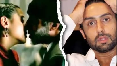 అమితాబ్ తో లిప్ లాక్ చేసిందని ..తన లవర్ కి బ్రేక్ అప్ చెప్పిన అభిషేక్