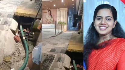 പോത്തീസ് സ്വർണ മഹലിലെ കക്കൂസ് മാലിന്യം ഓടയിലേക്ക്, കർശന നടപടിയുമായി മേയർ ആര്യ, കേസെടുക്കാൻ നിർദ്ദേശം