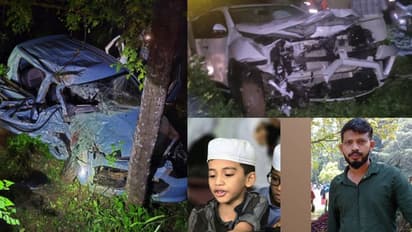കാറുകള്‍ തമ്മില്‍ കൂട്ടിയിടിച്ച് അപകടം; അച്ഛനും മകനും ദാരുണാന്ത്യം