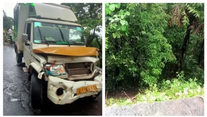 2 പിക്കപ്പ് വാനുകൾ കൂട്ടിയിടിച്ചു; ചുരത്തിൽ നിന്ന് താഴേക്ക് പതിച്ചു; നിസാരപരിക്കുകളോടെ രക്ഷപ്പെട്ട് ഡ്രൈവേഴ്സ്