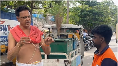 சென்னையில் குப்பையில் கிடந்த வைர நெக்லஸ்; தூய்மை பணியாளரின் தூய்மை உள்ளத்திற்கு குவியும் பாராட்டு