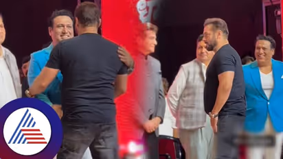 ಓಡೋಡಿ ಬಂದು ನಟ ಗೋವಿಂದ್‌ನ ಅಪ್ಪಿಕೊಂಡ ಸಲ್ಮಾನ್ ಖಾನ್; ಸಲ್ಲು ಹೊಟ್ಟೆ ನೋಡಿ ನೆಟ್ಟಿಗರು ಶಾಕ್! 