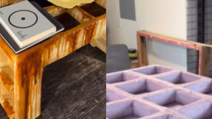 Viral Video: Artist Creates Waffle-Inspired Table, Internet in Awe