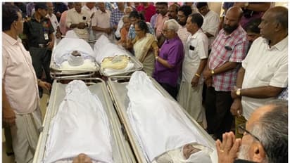 കുവൈറ്റ് അഗ്നിബാധയിൽ മരിച്ച നാലംഗ മലയാളി കുടുംബത്തിന്റെ മൃതദേഹങ്ങൾ നാട്ടിൽ എത്തിച്ചു