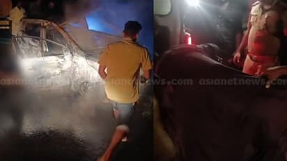 കാറിന് തീപിടിച്ച് കുമളിയിൽ മരിച്ചയാളെ തിരിച്ചറിഞ്ഞു; ആത്മഹത്യയെന്ന് പൊലീസിന് സംശയം, കാർ വിശദമായി പരിശോധിക്കും