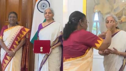 நிதியமைச்சர் நிர்மலா சீதாராமனுக்கு ஜனாதிபதி திரௌபதி முர்மு என்ன ஊட்டி விட்டார் தெரியுமா?