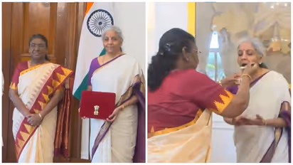 Union Budget 2024: Watch President Murmu giving 'dahi cheeni' to Nirmala Sitharaman ahead of presentation 