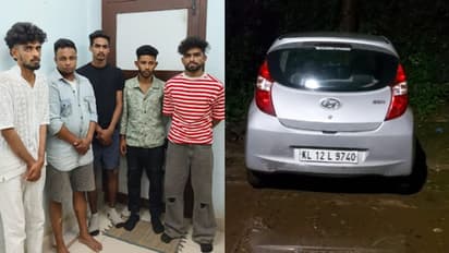 ഇയോൺ കാറിൽ നഴ്സിംഗ് വിദ്യാർത്ഥികളടക്കം 5 പേർ, സ്റ്റിയറിംഗിന് താഴെ ഒരു പൊതിയിൽ മയക്കുമരുന്ന്; പൊക്കി എക്സൈസ്