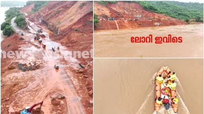 ഗംഗാവലി പുഴയുടെ ഒഴുക്ക് കുറക്കാൻ സാധ്യത പരിശോധിച്ച് നാവികസേനയും; ട്രക്കിന്റെ സ്ഥാനം കണ്ടെത്താൻ ഐബോഡ് പരിശോധന