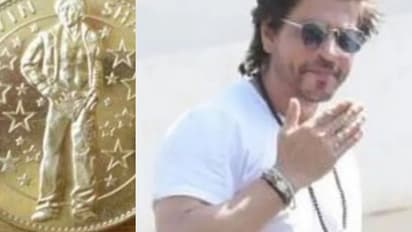 ബോളിവുഡ് നടൻ ഷാരൂഖ് ഖാന്റെ ഫോട്ടോ പതിച്ച സ്വര്‍ണ നാണയം പുറത്തിറക്കി