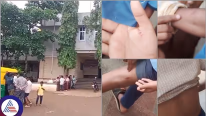 ಬೆಳಗಾವಿ: ಭಾರಿ ಮಳೆಯಿಂದ ಹೈರಾಣಾದ ಮೊರಾರ್ಜಿ ಶಾಲಾ ಮಕ್ಕಳಿಗೆ ಹಿಗ್ಗಾಮುಗ್ಗಾ ಥಳಿಸಿದ ಶಿಕ್ಷಕ